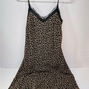 Michael Kors Animal Print Lace Chemise
